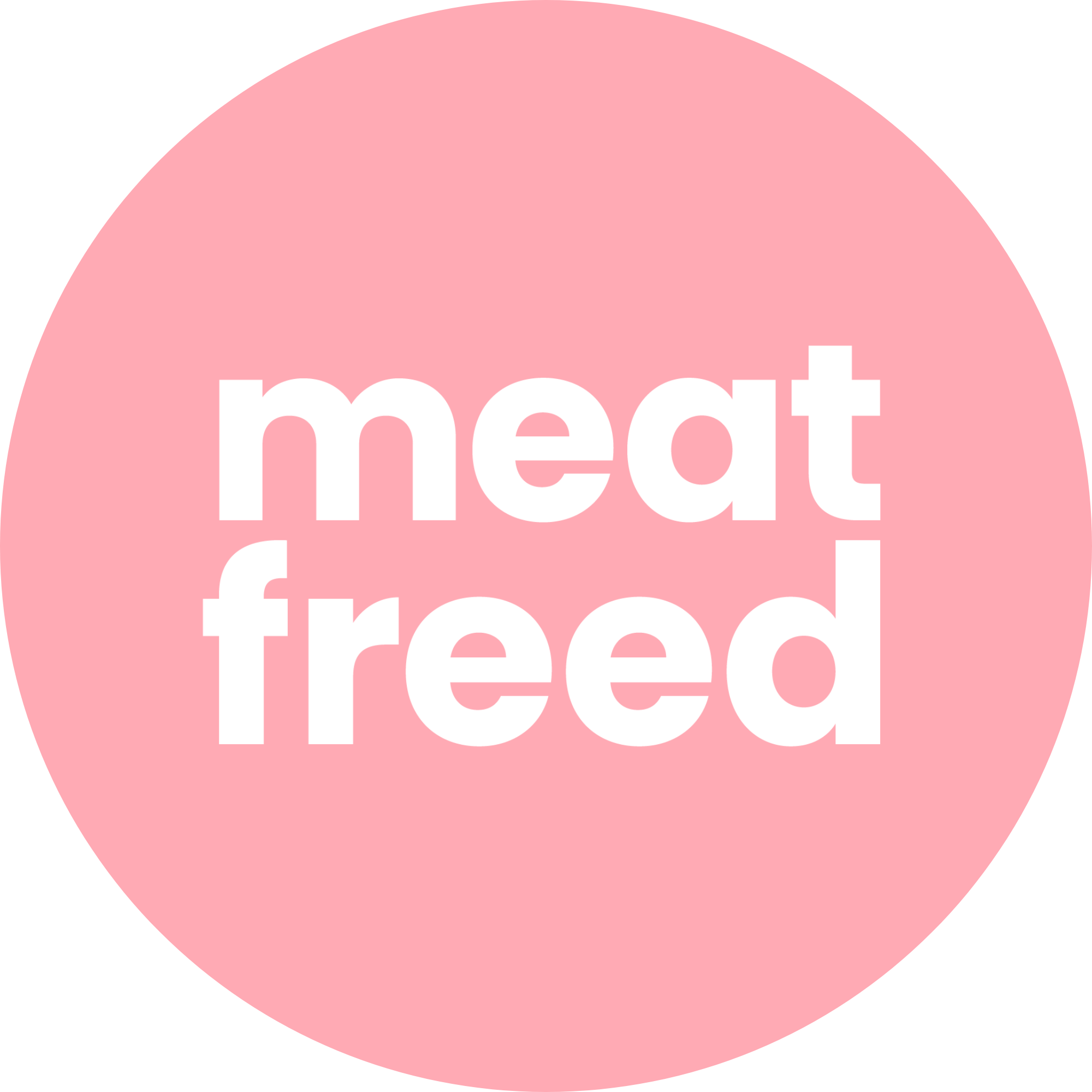 Pink logo sticker
